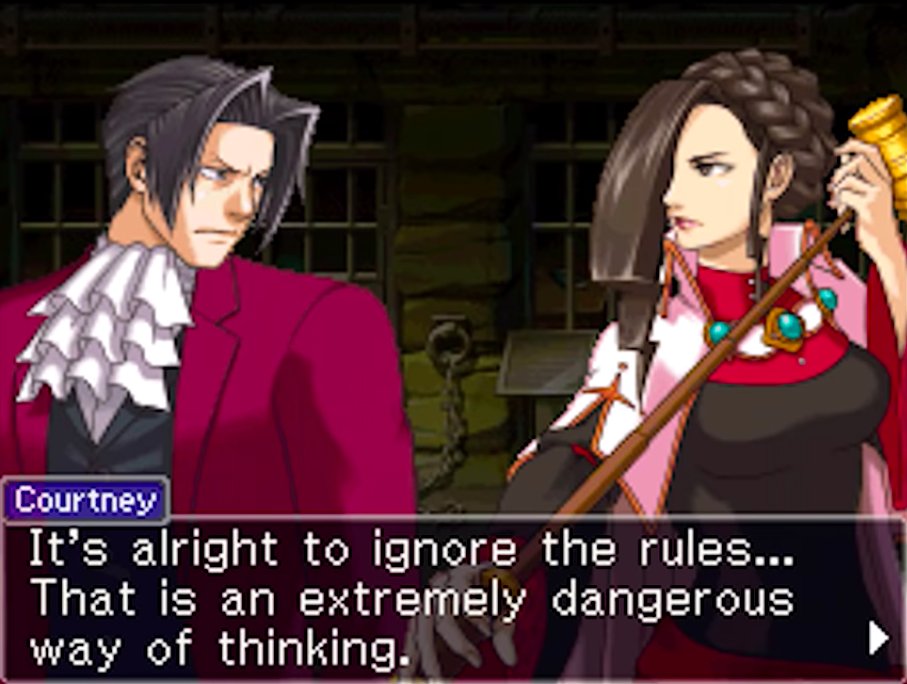 oh my god this is an. interesting moral dilemma?? and involving an ends justify the means philosophy???? tell me. WHY EXACTLY DID YAMAZAKI WRITE TURNABOUT ACADEMY AFTER THIS GAME ?