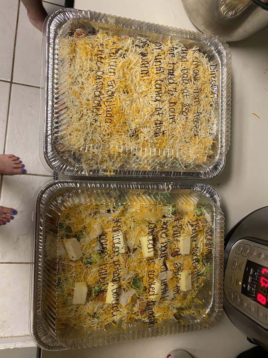 My neighbors had their baby boy last night, the dad asked me to let his dog out for him tonight and bring any packages inside for them, of course I said yes! And then I made them 2 freezable casseroles to throw in the oven for dinners, got them a card, & washed their dishes! 