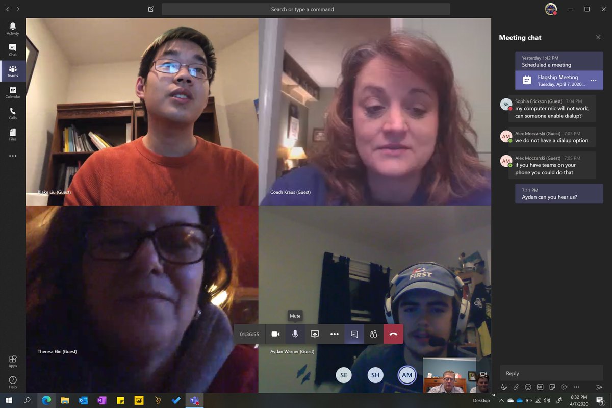 We were able to hold our first leadership meeting in weeks tonight! It was great to see our Flagship &amp; coaches "face to face" while discussing lessons learned &amp; next steps. We hope to meet for ice cream soon! Wishing everyone good health!