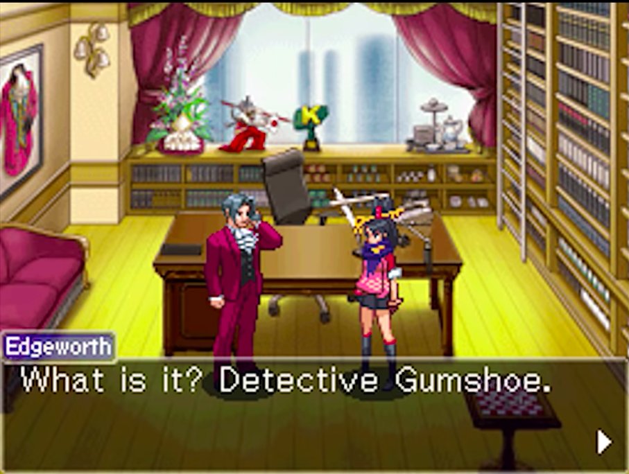 i know this likely doesn't mean anything significant but edgeworth!! has gumshoe's number saved on his phone!! and that shows!! that he cares about gumshoe!!!!!!