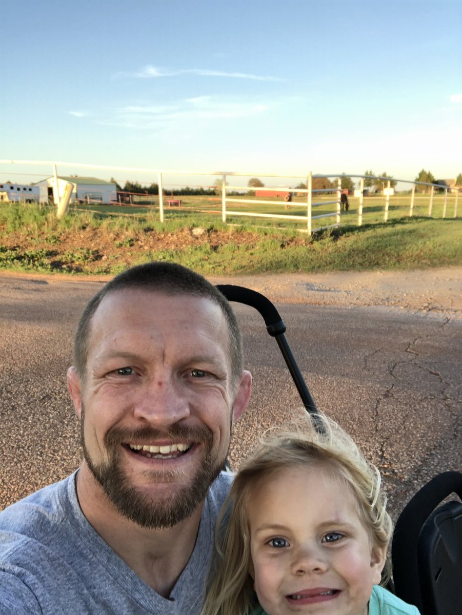 SamTheHaze's tweet photo. Didn’t get the steps I wanted but sure had fun pushing Ava around.
@OCU_Wrestling  
2100 steps
#StarsSteps https://t.co/lrSiaOltZE