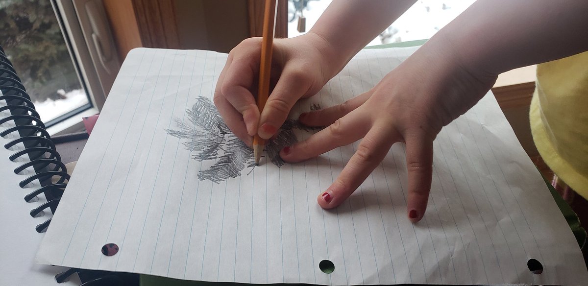 XBiffert's tweet photo. Practicing some #simple #line #sketching on this beautiful, snowy, spring evening! @yycCCOM @calgaryzoo @calgarystampede #mindfullness #sittingstill #lookingcloser #noticingmore #naturesimperfections https://t.co/2wToNp1SlL