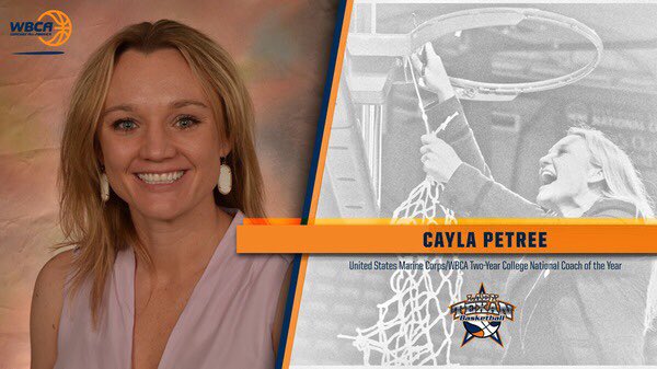 WorldExposureWB's tweet photo. Breaking News

Cayla Petree is named the new Women’s Basketball Head Coach at Gulf Coast. @gcsccommodores 

She was named the 2020 United States Marine Corps/WBCA Two-Year College National Coach of the Year and 2020 @WHoopDirt Coach of the Year.

#MakeEmNotice https://t.co/fRyuz6Dxqj
