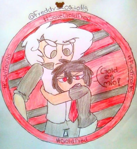 Freddy_OsitoHs's tweet photo. Siento que algo falló :"3
Esque se ven tan lindos juntos😍😍🌟🌟
en fin termine este nuevo dibujo😍 espero y les guste😊😋
#goldfred #savegoldfred #goldfnafhs #fredfnafhs #goldfredfnafhs https://t.co/9R5rWoglf3
