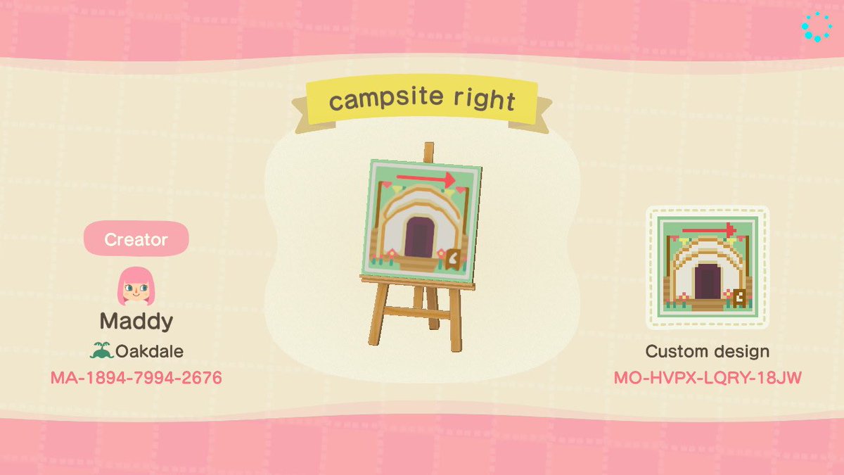 campsite signs !  #acnh     #AnimalCrossingDesigns  #AnimalCrossingNewHorizions  #ACNHDesign