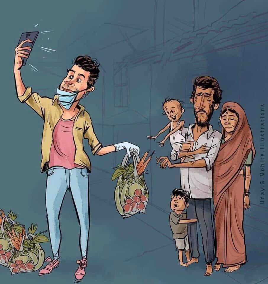 mek_konah's tweet photo. Peribahasa PKP: Jika tangan kiri beri, tangan kanan tak perlu selfie https://t.co/1O29VQbG6D