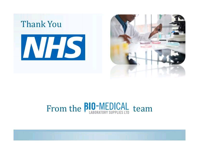 BioMedicallabs's tweet photo. Thanks to the NHS Lab staff! We have as a nation been thanking the Front Line NHS staff and rightly so! We wanted to give a special thanks to the Lab Staff who are sometimes undervalued - the "forgotten" front line - they have also sacrificed lots for the greater good!
#nhsheroes https://t.co/Q7JaJULqNJ