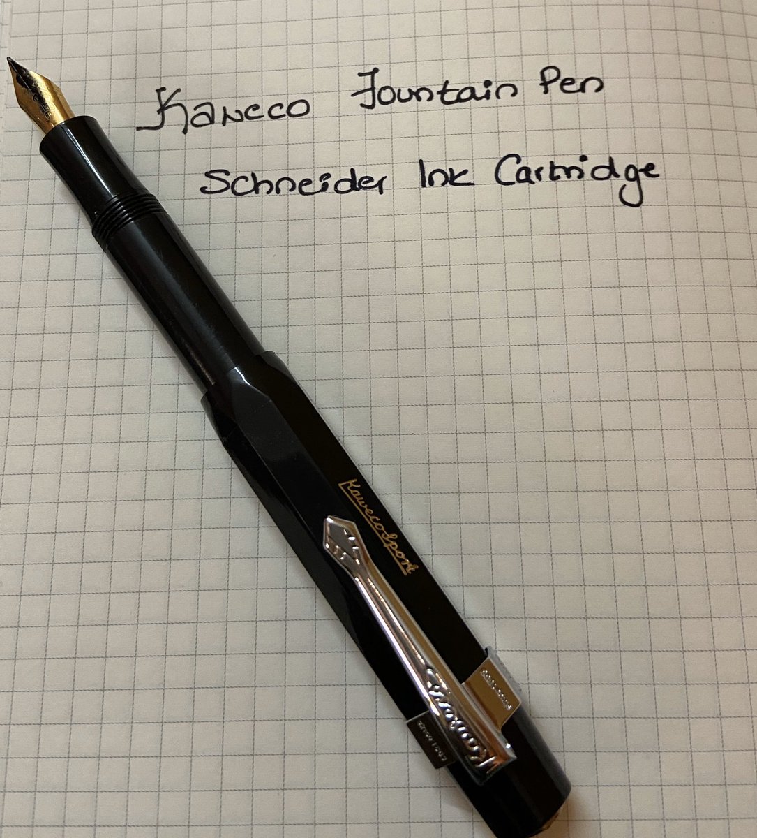   #PenTwitter Kaweco FP with Schneider Cartridge