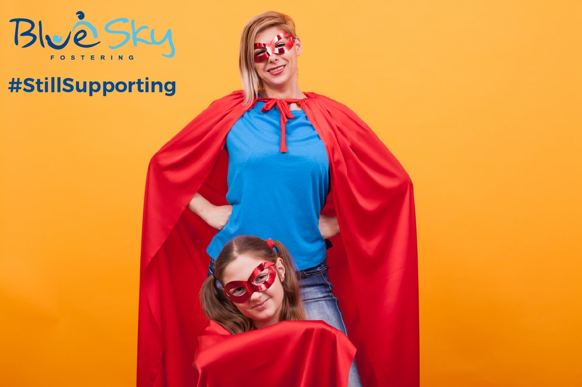 We'd like to thank all of our #superhero Foster Carers who are doing their best to provide stability to vulnerable young people in the circumstances! Blue Sky is still running and we are #stillsupporting! ow.ly/3Qjl50yXOGN
