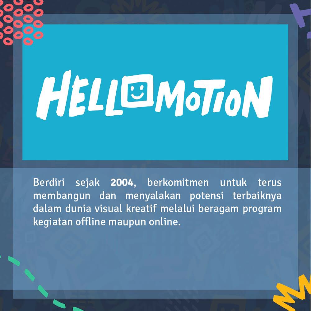 HelloMotionID's tweet photo. Terima kasih untuk masyarakat kreatif yang telah bersama-sama dengan kami selama 16 tahun ini.
Dari mulai menjadi murid di HelloMotion Academy / SMA HelloMotion, mengirimkan film pendek ke HelloFest, datang meramaikan HelloFest.
#hellomotion16tahun
#masyarakatkreatif
#hellomotion https://t.co/hr7UDhnznd