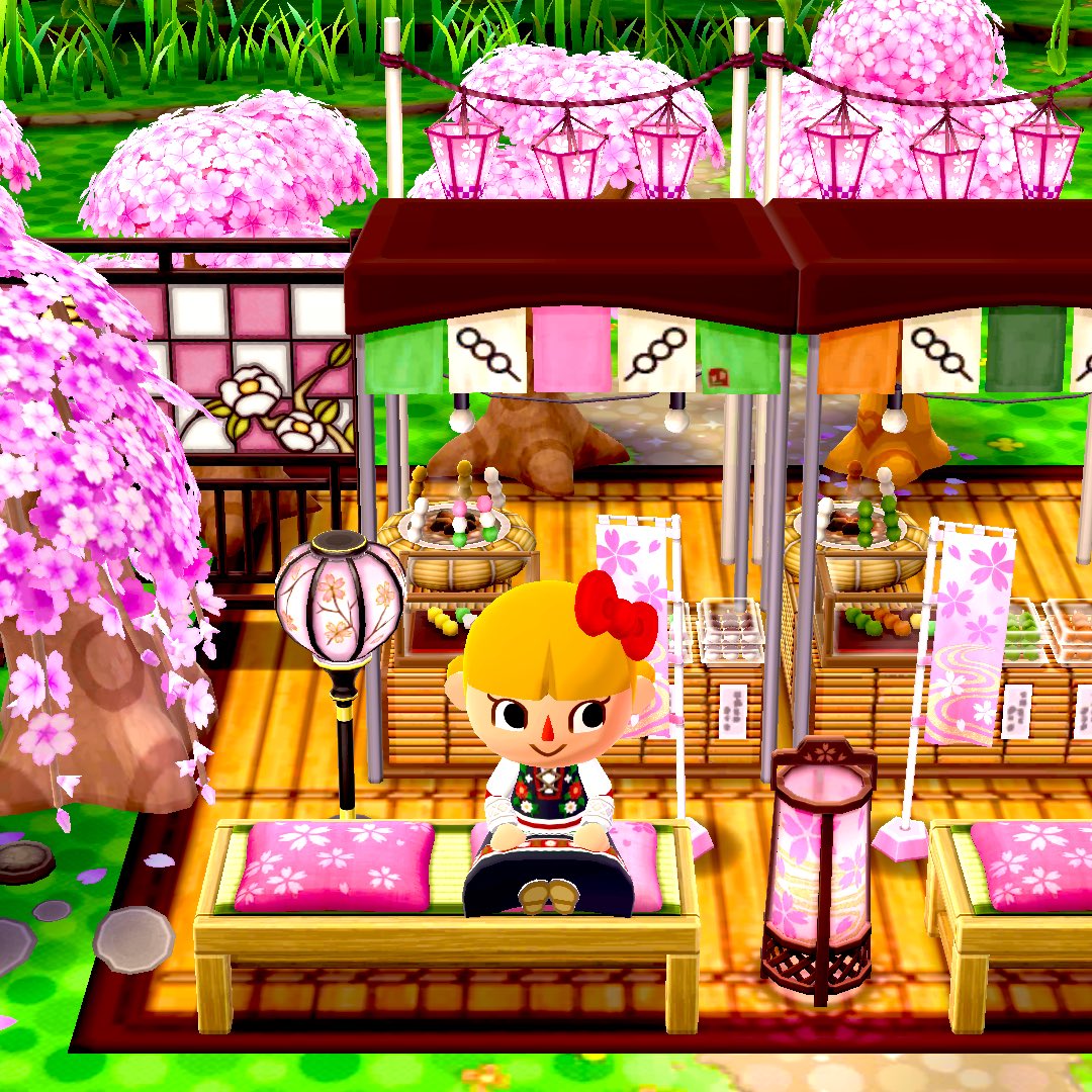 oatmeal_b's tweet photo. #ポケ�� #PocketCamp  #出荷停止 #任天堂 スイッチがとうとう出荷停止だって。手に入らないと思うと余計に欲しくなるけど、社員の皆さんの苦労を思うとそうも言ってられないか。そうだ、ポケ森しよ。花見だ花見🌸 https://t.co/y2EGSNyhKD