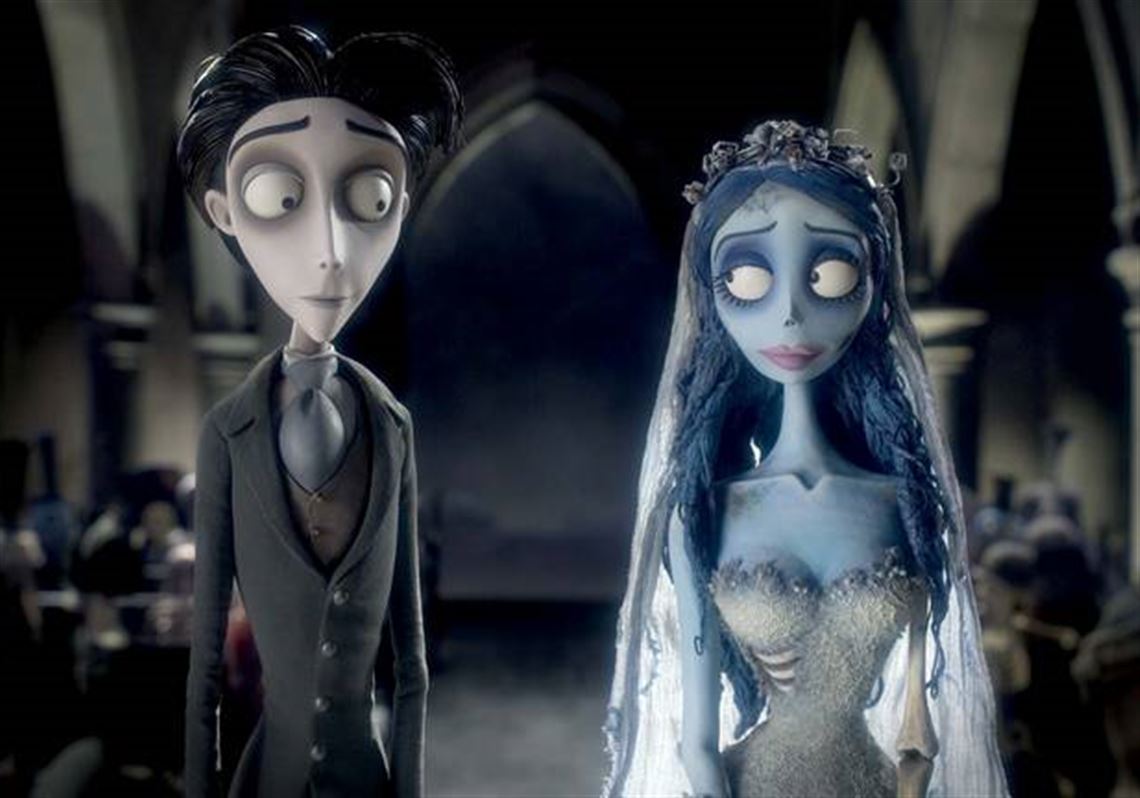  #CorpseBride (2005) god this movie is pretty, the stop animation is flawless and the score is gorgeous. The songs are good but they aren't spectacular and the voice cast is top notch, the story is simple yet very beautiful and honestly it is very fun dark family movie.