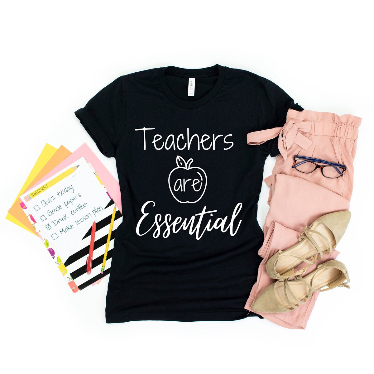 Excited to share this item from my #etsy shop: Teachers Are Essential, Quarantine Shirt, Essential Worker Shirt, Introvert Shirt, Teacher Appreciation, Short-Sleeve Unisex T-Shirt etsy.me/2xWp4mb
