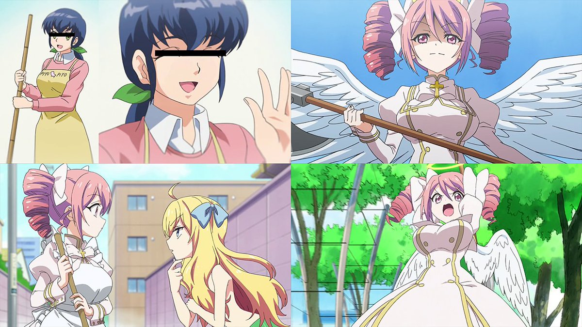 ヴィタミン 邪神ちゃんドロップキック 2話 新キャラ天使 ぴの登場回 とにかく巨乳 ちなみに邪神ちゃんでは容姿端麗だとたいてい性格歪んでます 前任管理は響子さんらしい ここ一刻館 このシーンのためだけに島本さんよんだの 笑