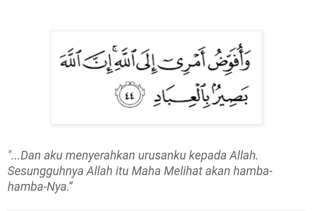 Surat Al Mukmin Ayat 44