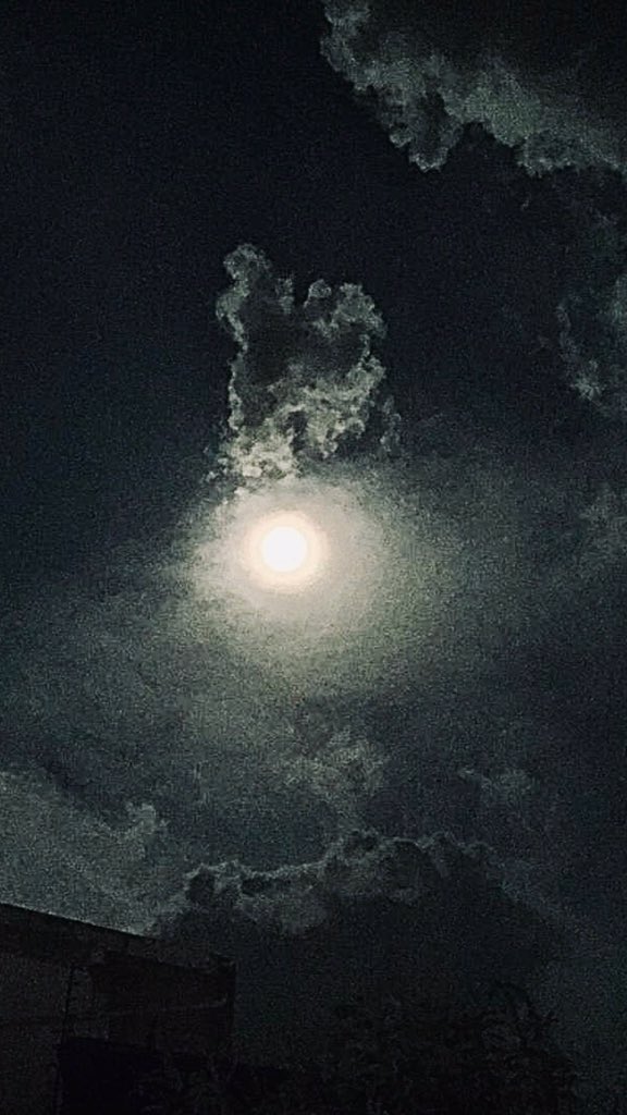 Súper Luna vista desde san Cristobal Tachira