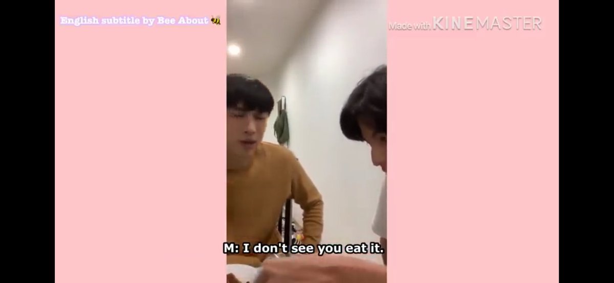the bit where mew implicitly feigned a sulk cause gulf was eating the fried fish instead of the crispy pork he made for him and Gulf cutely answered that no the pork dish was the best and that he ate alot of it already is the most couply convo ever and I want to sue   #MewGulf