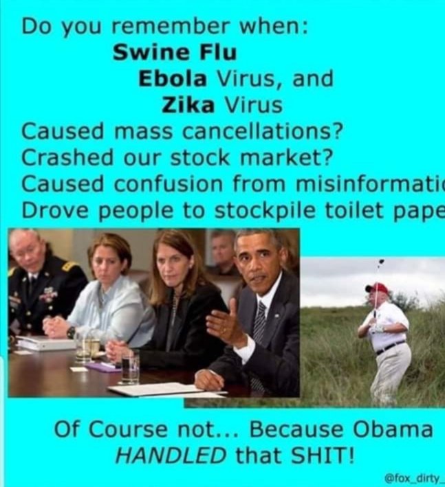 Only 28 were infected with H1N1=SwineFlu because the Obama / Biden Pandemic Unit created a vaccine with in 30 days.!! Don't believe the Trump/RightWing Lies.!! No one died in U.S.A.