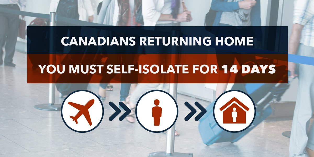 Today, we helped bring Canadians home from #TrinidadandTobago.  

Self isolation for 14 days is mandatory for anyone who returns to Canada. ow.ly/6Yxb50z8lcK
