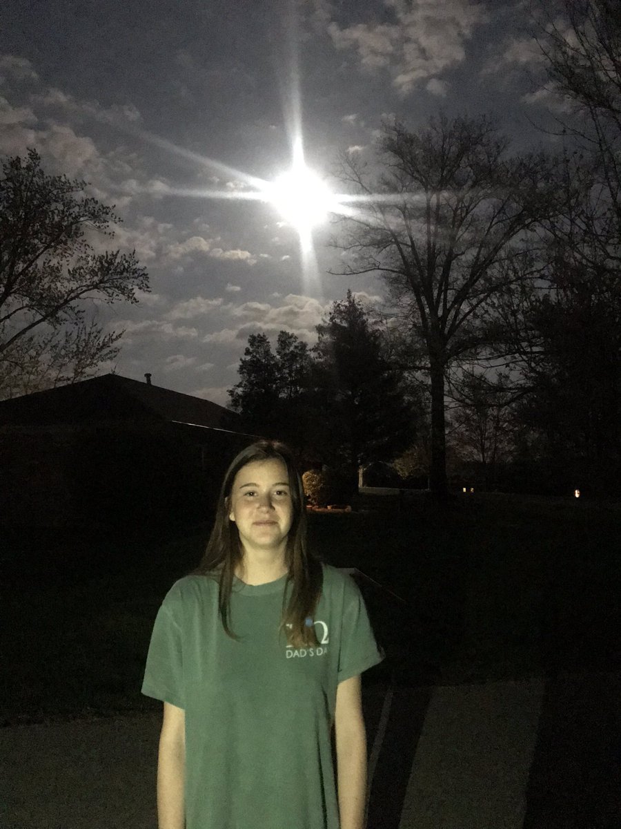 Stepped outside to enjoy the supermoon with @cfemberton