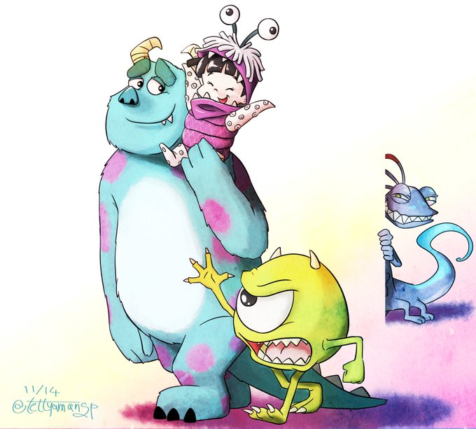 モンスターズインクのtwitterイラスト検索結果 古い順