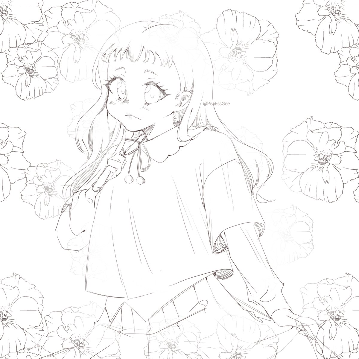 PeaEssGee's tweet photo. I feel like my captions ruin things, but lemme mention that anime girls with short fringes hit different
#precurealamode https://t.co/4HllC9dMUE