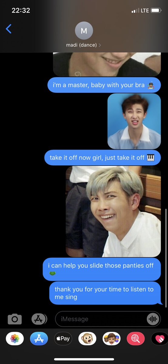 i had a special request to sing to my other friend. so i sang expensive girl. sadly the messages havent sent all the way through, that or she blocked me  i dont think she was ready