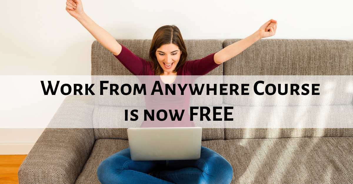 My Work From Anywhere Course Free For You

👉 Read more: ow.ly/N0dg50z8lv5

I decided to make my Work From Anywhere course free to you today, especially for those who are fearful of losing their jobs.