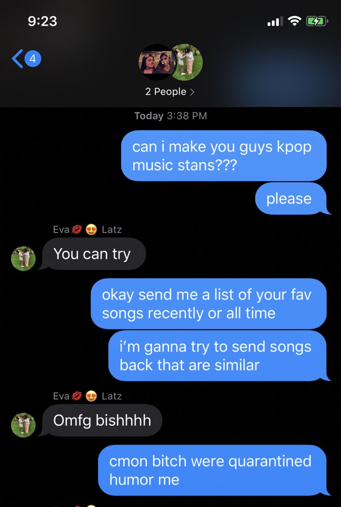 stay tuned to see if i get them to be kpop stans