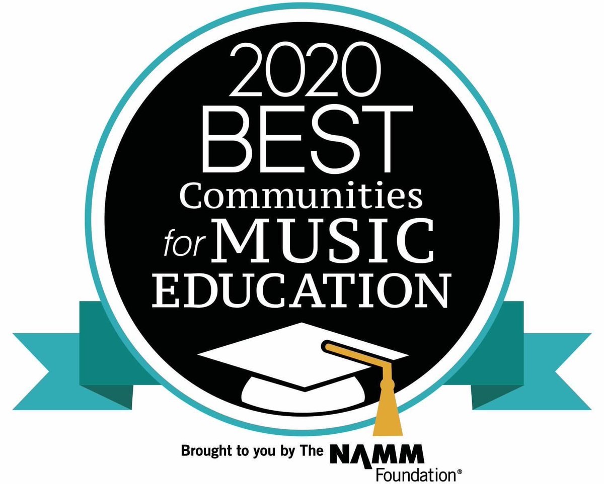 McAllenISD's tweet photo. McAllen ISD...8-Time Winner “Best Community for Music Education” in the Nation!  Congratulations to our Fine Arts Department!  #DistrictOfChampions https://t.co/g528ANsosK
