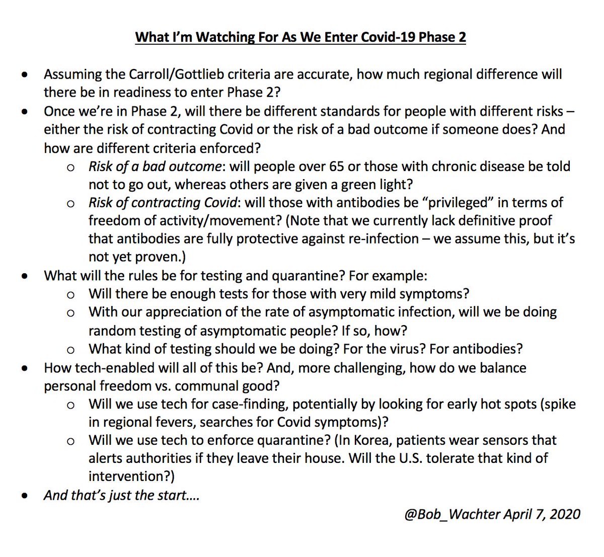 10/ It’s way too much to fit in a few tweets, so I’ve listed below just a handful of the hard decisions that I’ll be watching for. And this list is only the start, promise.