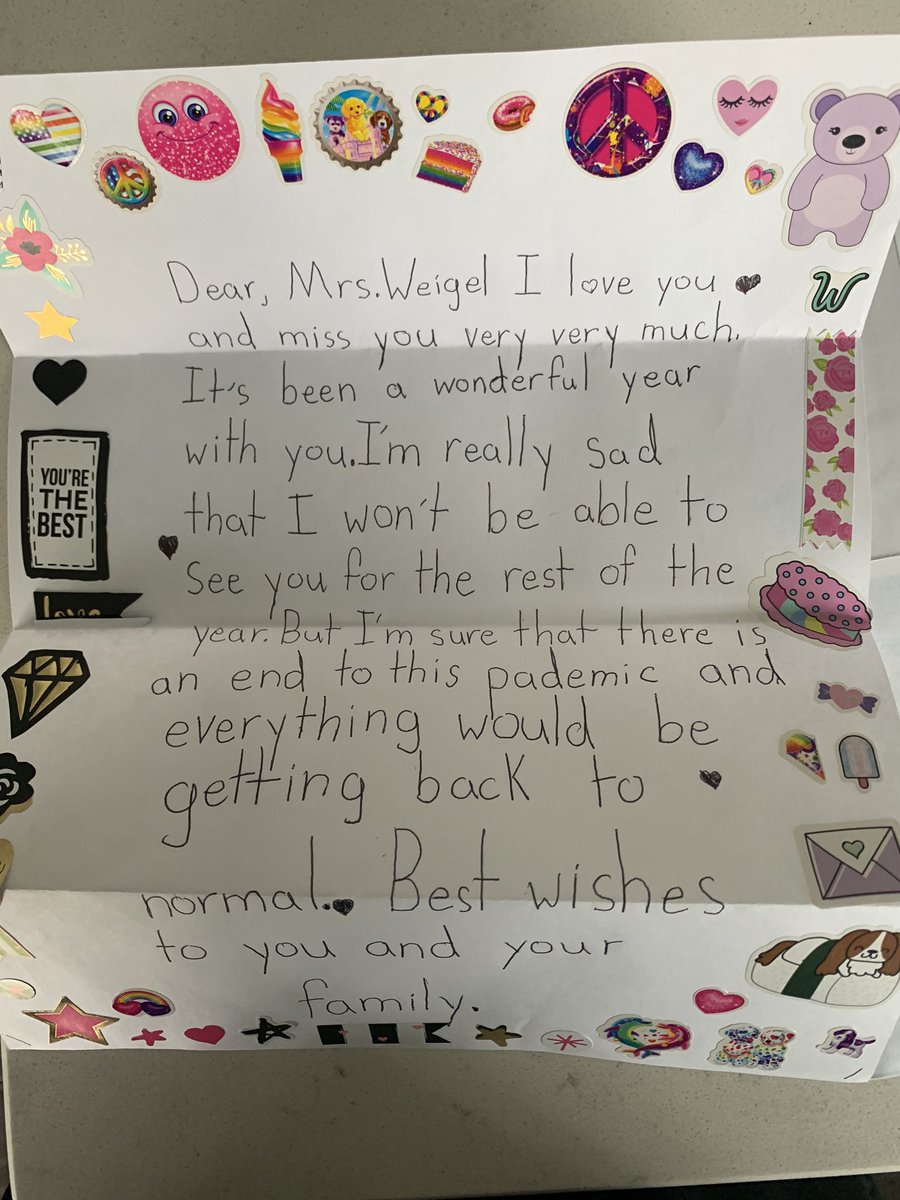 bwlustig's tweet photo. Children are so hopeful and sweet! So glad they are practicing their writing skills by sending me letters in the mail! 💕👏🏻 https://t.co/gh3Wz3Cb2f