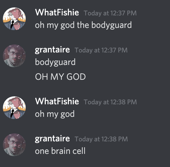 FGfics's tweet photo. So at @SilverQueenLady request we have a “the journey of the One Brain Cell of Fishie &amp; Granty” or #TheBrainCell adventure for you!  Behold https://t.co/UrhLovZPFE