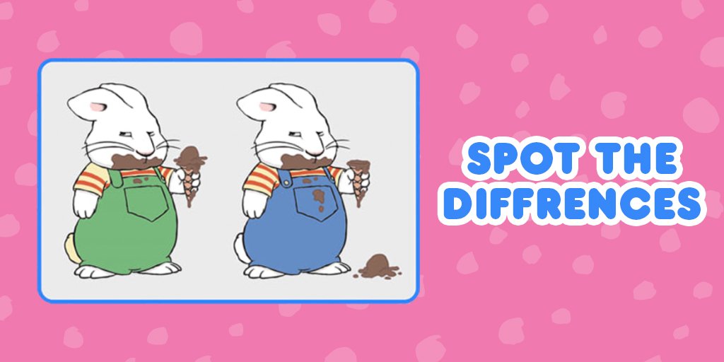 NickJrIndia's tweet image. Show me the bunny! Can you spot 5 differences?

#HomeOkPlease #MaxAndRuby #SpotTheDifference #NickJr #ForYourJr