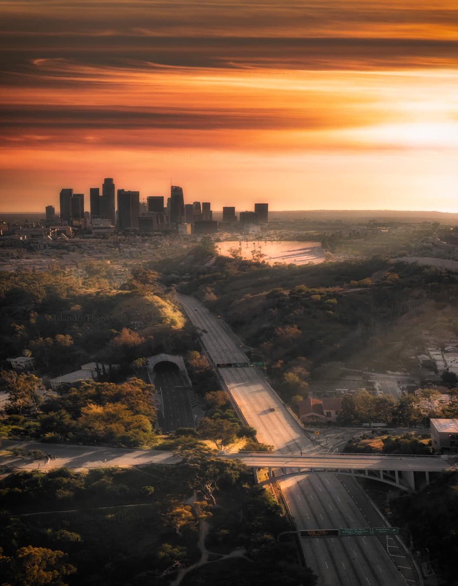 friend fired up a drone and took this shot of LA today