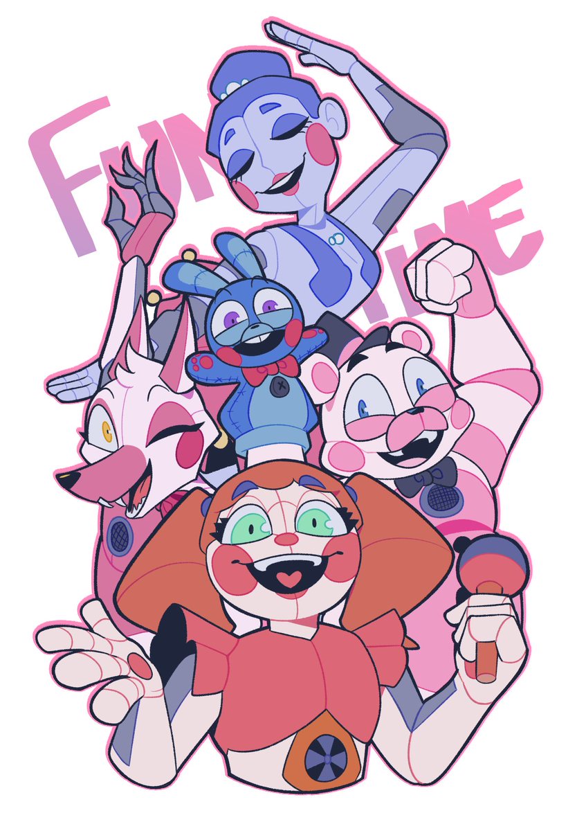 ViceraVermilli1's tweet photo. #FNAF 
FUNTIME ANIMATRONICS! https://t.co/iefg3PU6sK