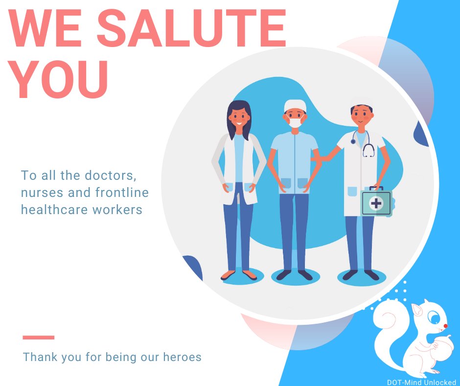 On this World Health Day, lets take a moment to thank real heroes i.e. the doctors, nurses and healthcare workers ALL around the world. 

#selfisolation #covid19 #coronavirus #stayhome #savelives #doctor #salute #flattenthecurve #worldhealthorganization #worldhealthday #WHD2020