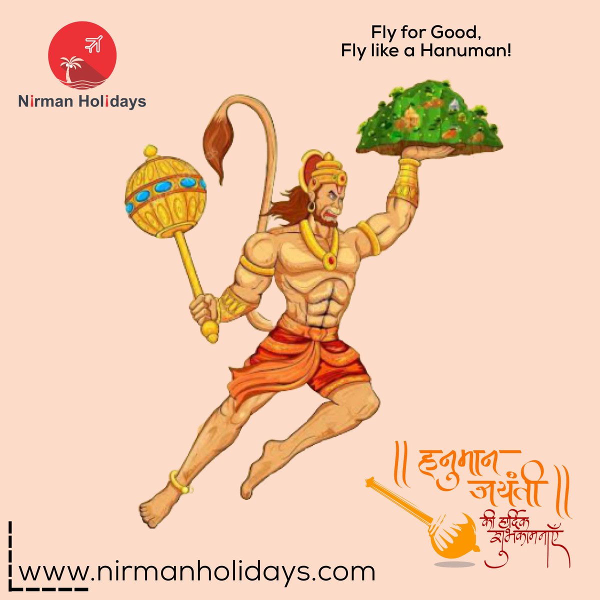 nirmanholidays's tweet photo. Fly for Good, Fly like a Hanuman! https://t.co/TUlAxEPRLH