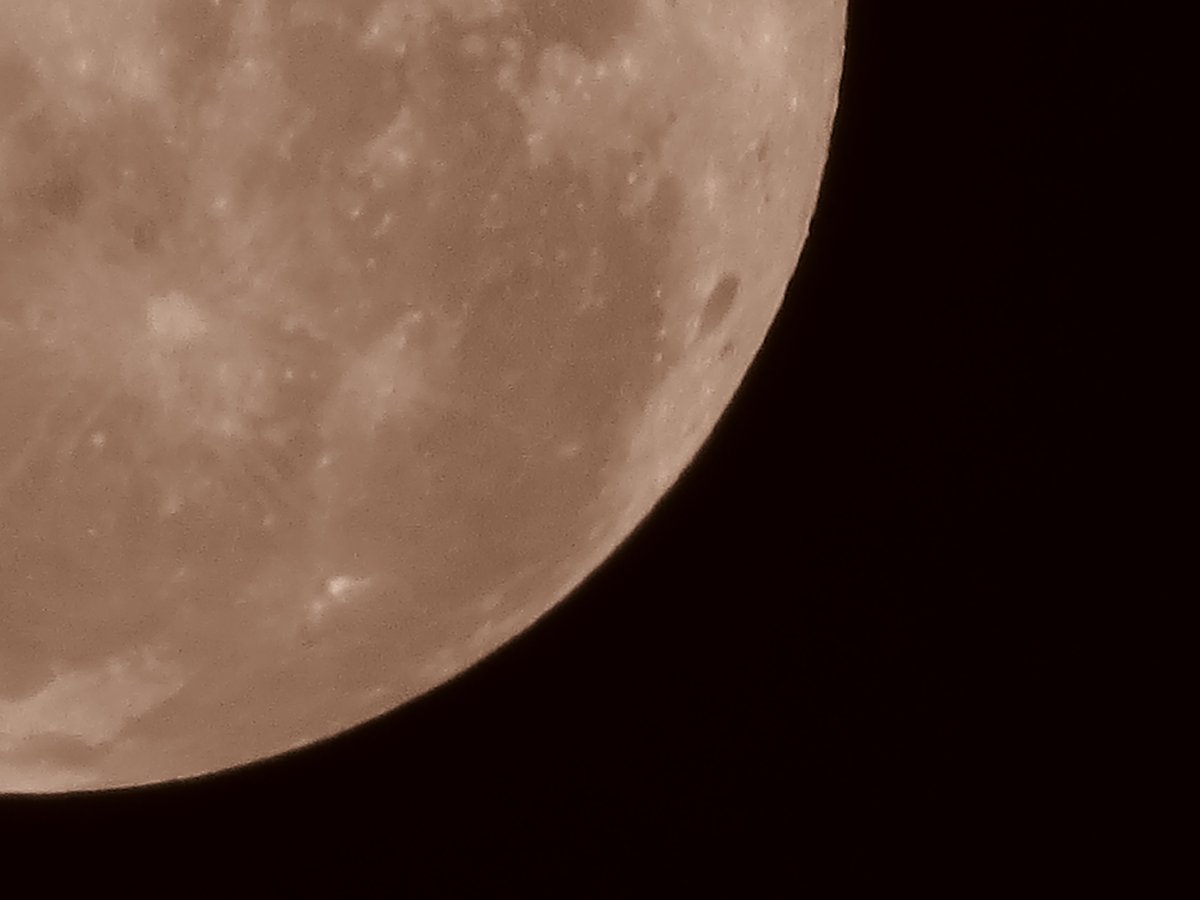 Quenoreyes's tweet photo. La luna Rosada 07-04-2020 desde Stgo de Chile https://t.co/0h6mwLcrFy