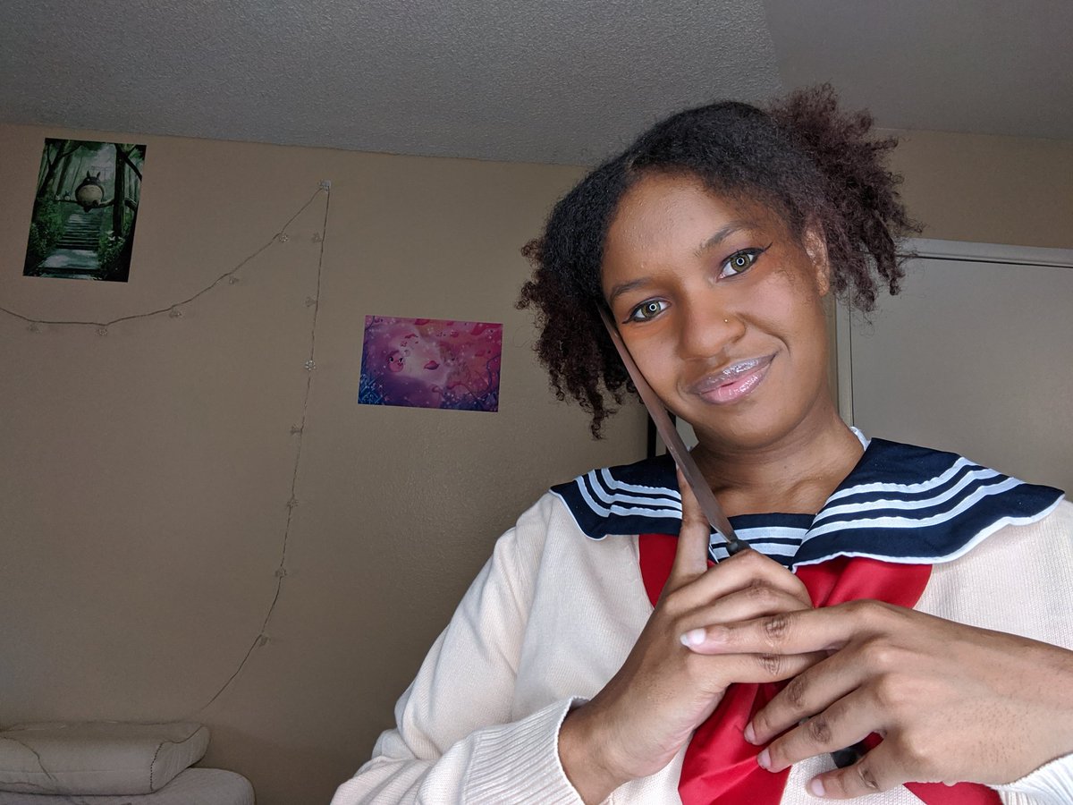 OfficAstellara's tweet photo. Also I did a costest of my toga Cosplay! I'm waiting for the wig and fangs! https://t.co/sGLLyeLbSV