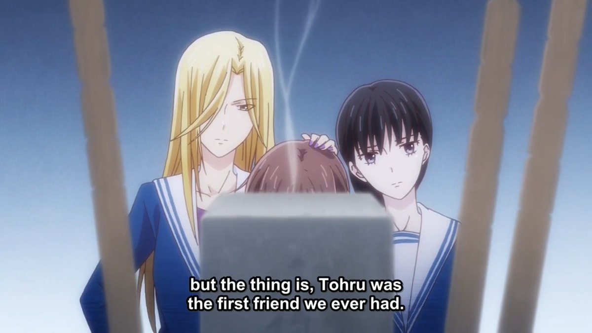 Here, we saw how deep the friendship is between these 3. When Uotani found out that Tohru was staying with the Somas, she and Hana instantly wanted to check them out to see wassup. In the 2nd pic, it looks like they are Tohru's parents attending a school meeting   #StrangeWaves