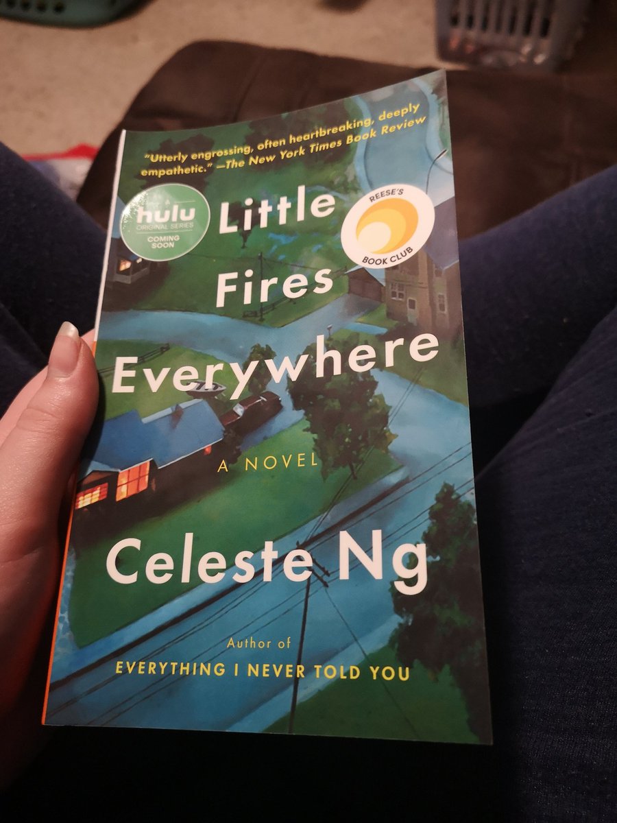 This book was massively hyped up, so naturally I assumed that I would adore it. While I did speed though it and my heart broke in many places, it isn't at the top of my favourite books. I am excited to start the tv series though!Little Fires Everywhere by Celeste Ng .5