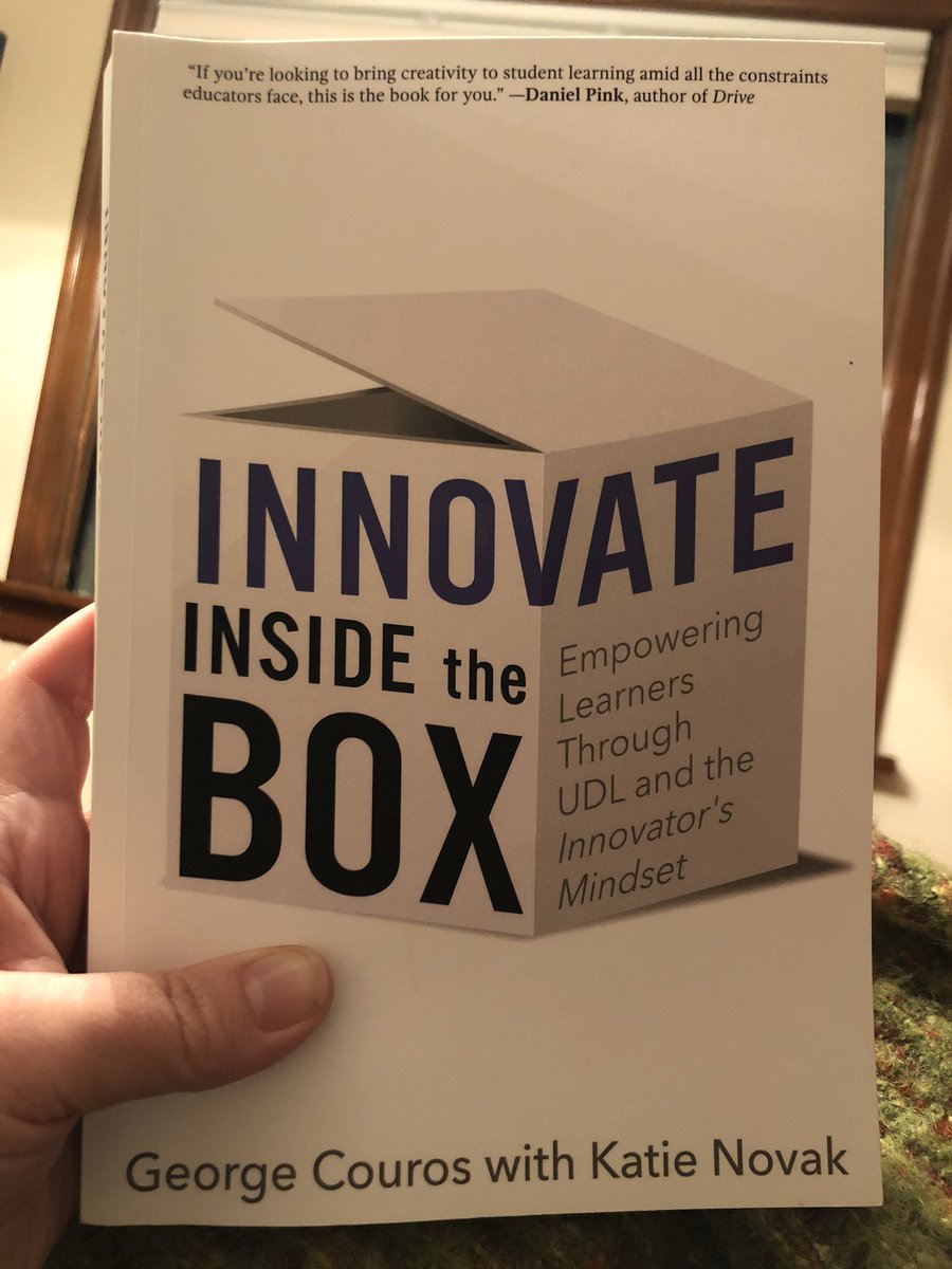 Enjoying #InnovateInsideTheBox and finding many connections to our current reality. Tonight’s gem: “If you want to grow as a teacher, learning will become a way of life.” So much new learning happening for us as Ts right now that will help us grow in our profession @gcouros