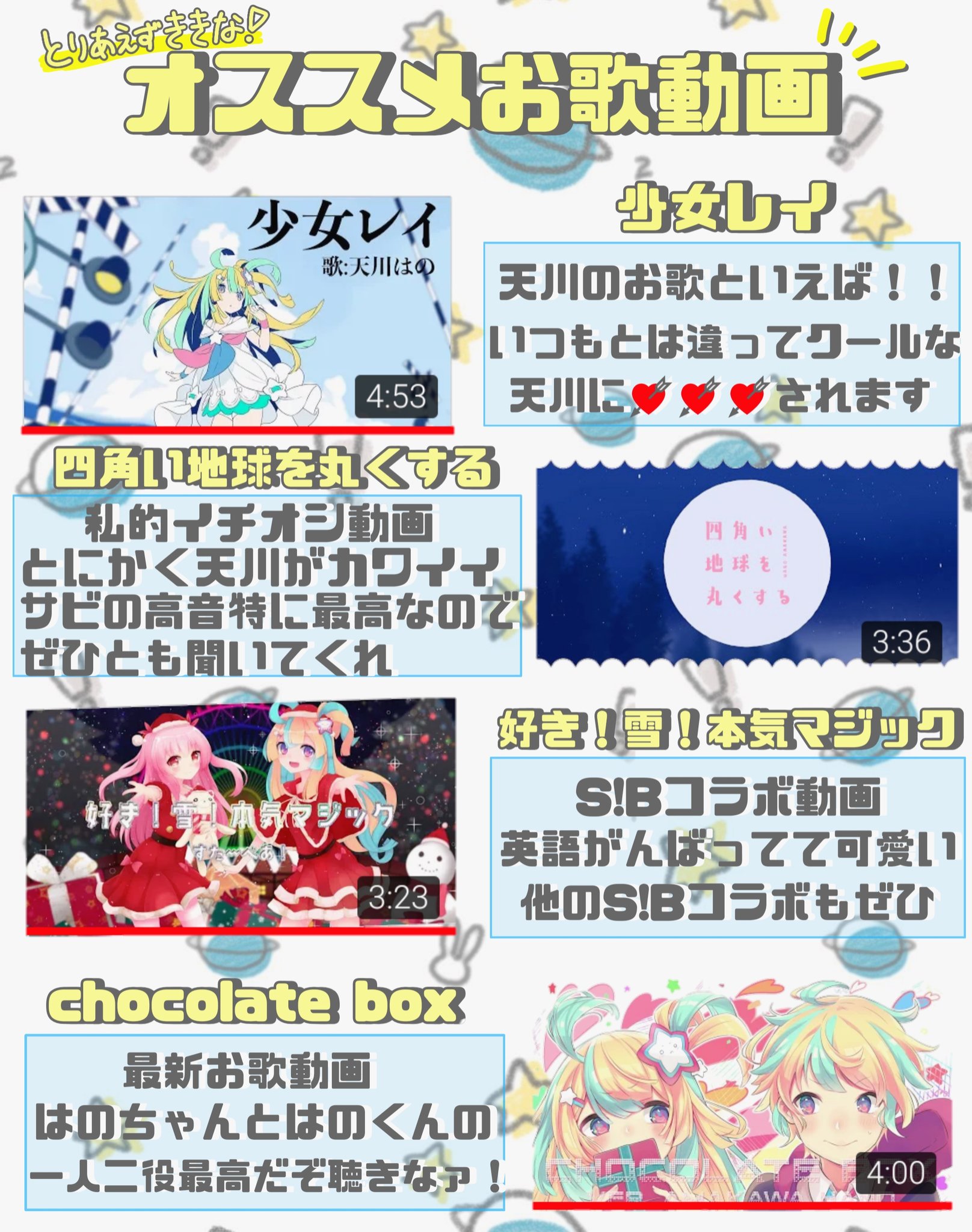 もちちゃん 元ツイ鍵垢にしてしまったので再喝です すみません Vtuberの天川はのちゃんのことを全人類に知って欲しかったのでプレゼン講座をしました 私的にまとめたので偏りがあったらすみません よかったら見てやってください 天川はの