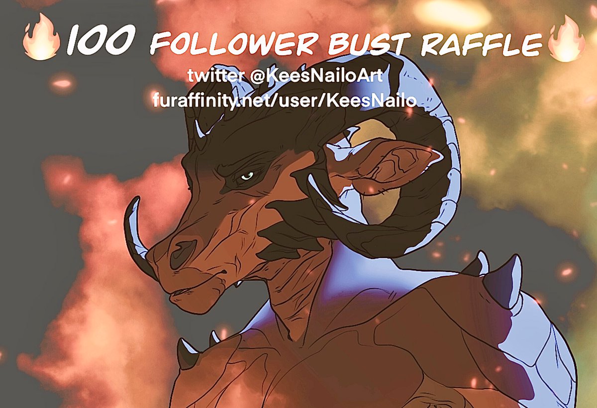 100 FOLLOWER BUST RAFFLELIKE, RETWEET AND FOLLOW ME TO ENTER!When I reach the 100 follower milestone I’ll pick 2 winners for a bust like this! Comment your oc’s/sona below! Show me your favorite babu’s that need love!  #artraffle  #art