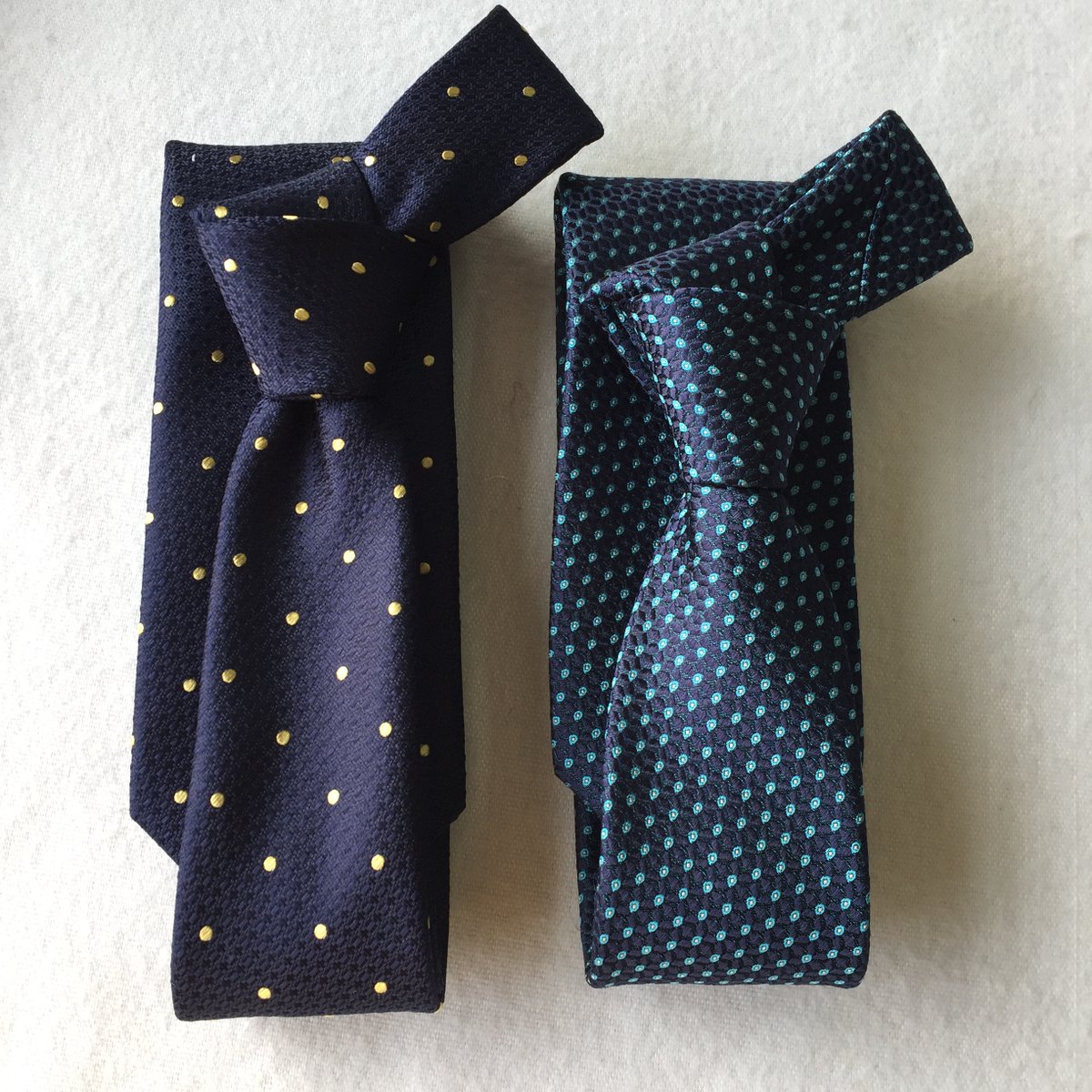 100% wilk woven ties in classic designs