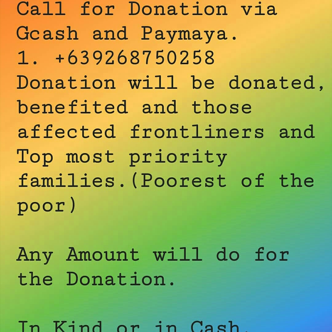 bert_empas's tweet image. Sa mga nais tumulong. Makipag ugnayan lang po dito. DM. You may also send thru Remittances 
PALAWAN, CEBUANA AND ML 
We need also: 
1. facemasks 2. N95 
Maraming Salamat po. Ang tulong ay mapupunta sa mga nangangailangan na pamilya at frontliners. 
#DonateCovid19
#CallForDonation
