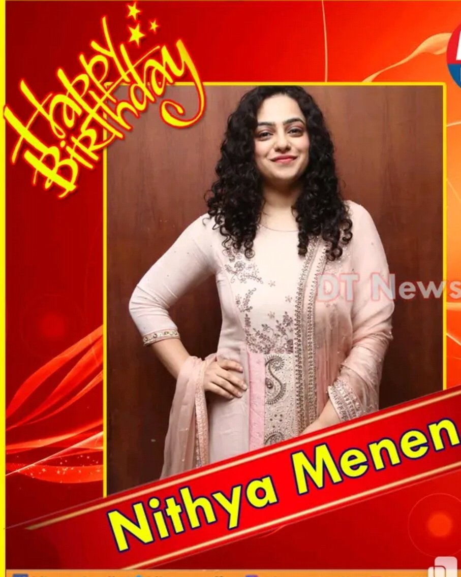  wish u happy birthday  nithya menen   god bless u 