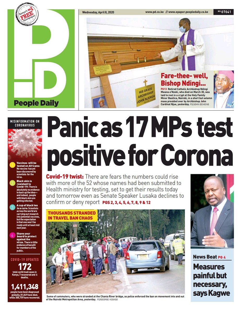 K24Tv's tweet image. #TalkToPD: Panic as 17 MPs test positive for #COVID19.