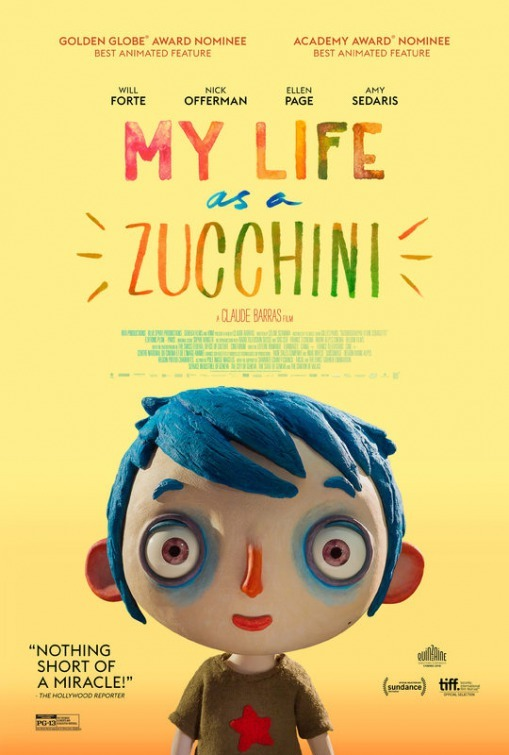 Day 4,  #NowWatchingMy Life as a Zucchini (2016) Dir. by Claude Barras